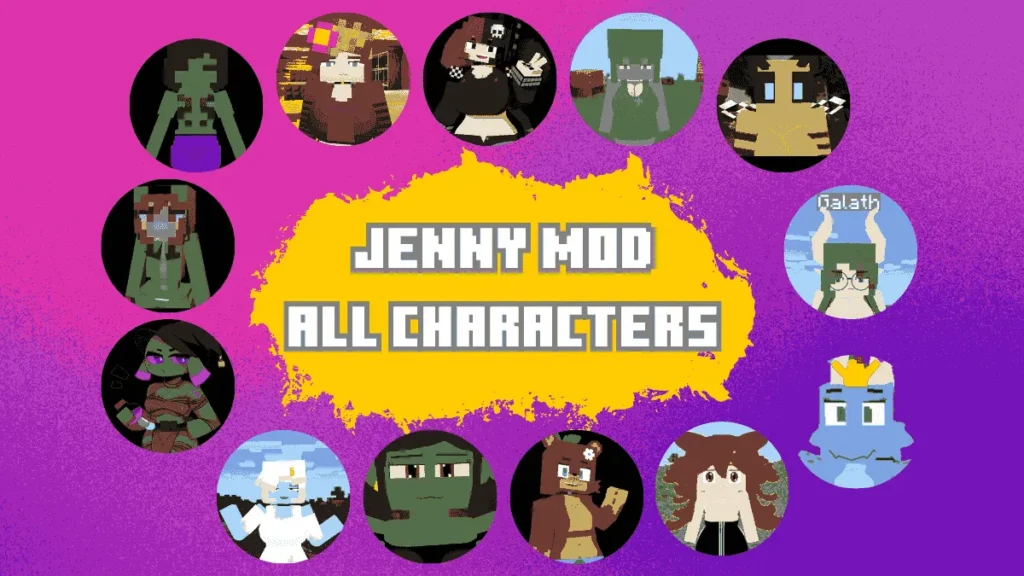 Jenny Mod Characters 1 Jenny Mod Characters
